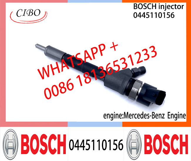 BOSCH injetor 0445110156 Common Rail fuel Injector A6480700187 0986435135 0445110156 for Mercedes-Benz 2.2CDi/2.7CDi