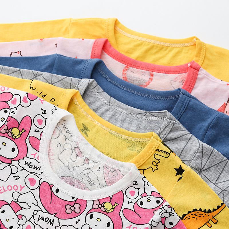 Children'S Outfit Sets Cotton Children Boutique Printing Sets Kids Pure Cotton Suit