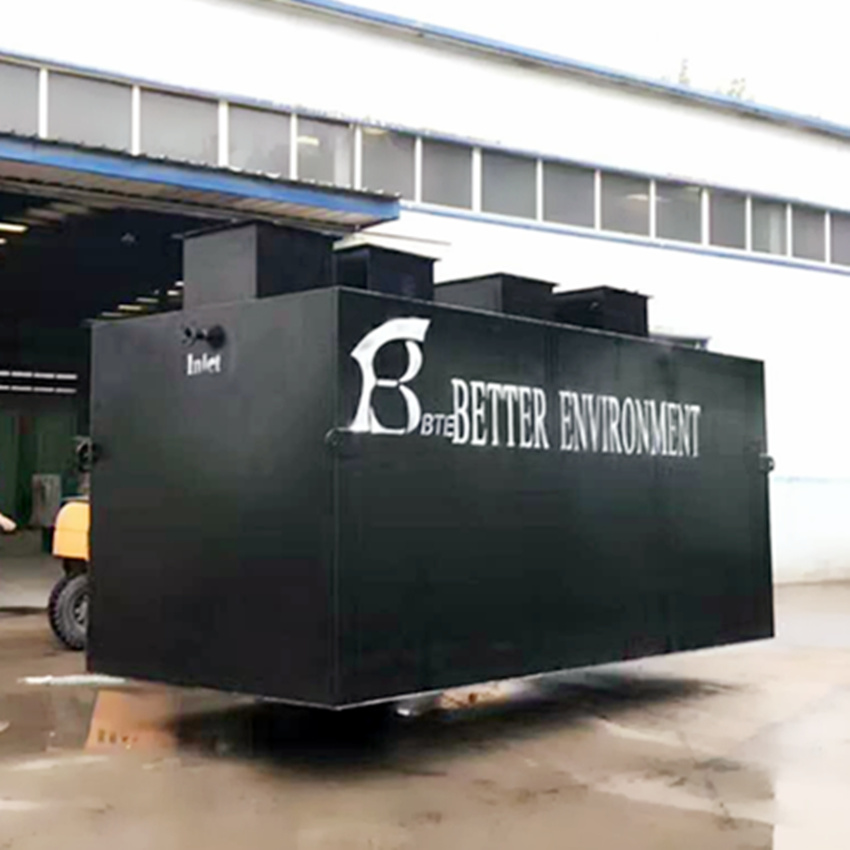 Compact MBBR Industrial Domestic Wastewater Treatment Plant 2023 with Customized Color
