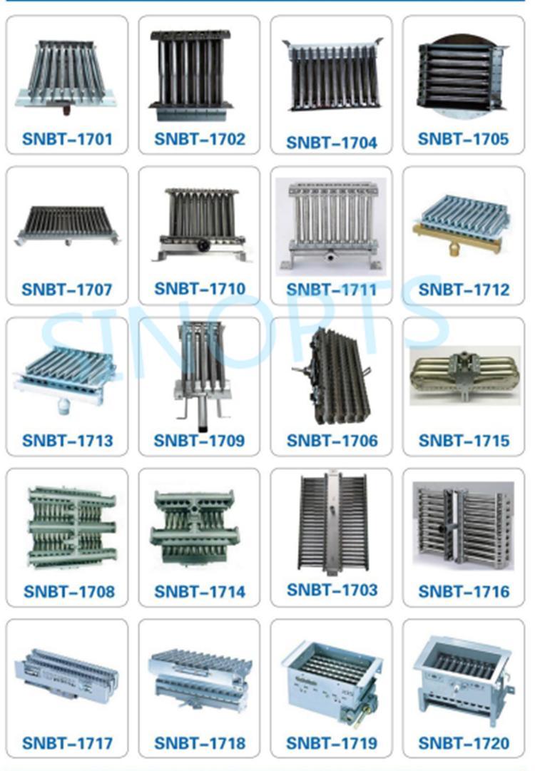 Natural Gas Double 10 Rows Gas Boiler Burners for Gas Furnaces, Boilers and Water Heaters