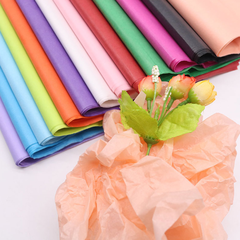 17gsm 23gsm Multicolor Wrapping Paper Flower Bouquet Packaging