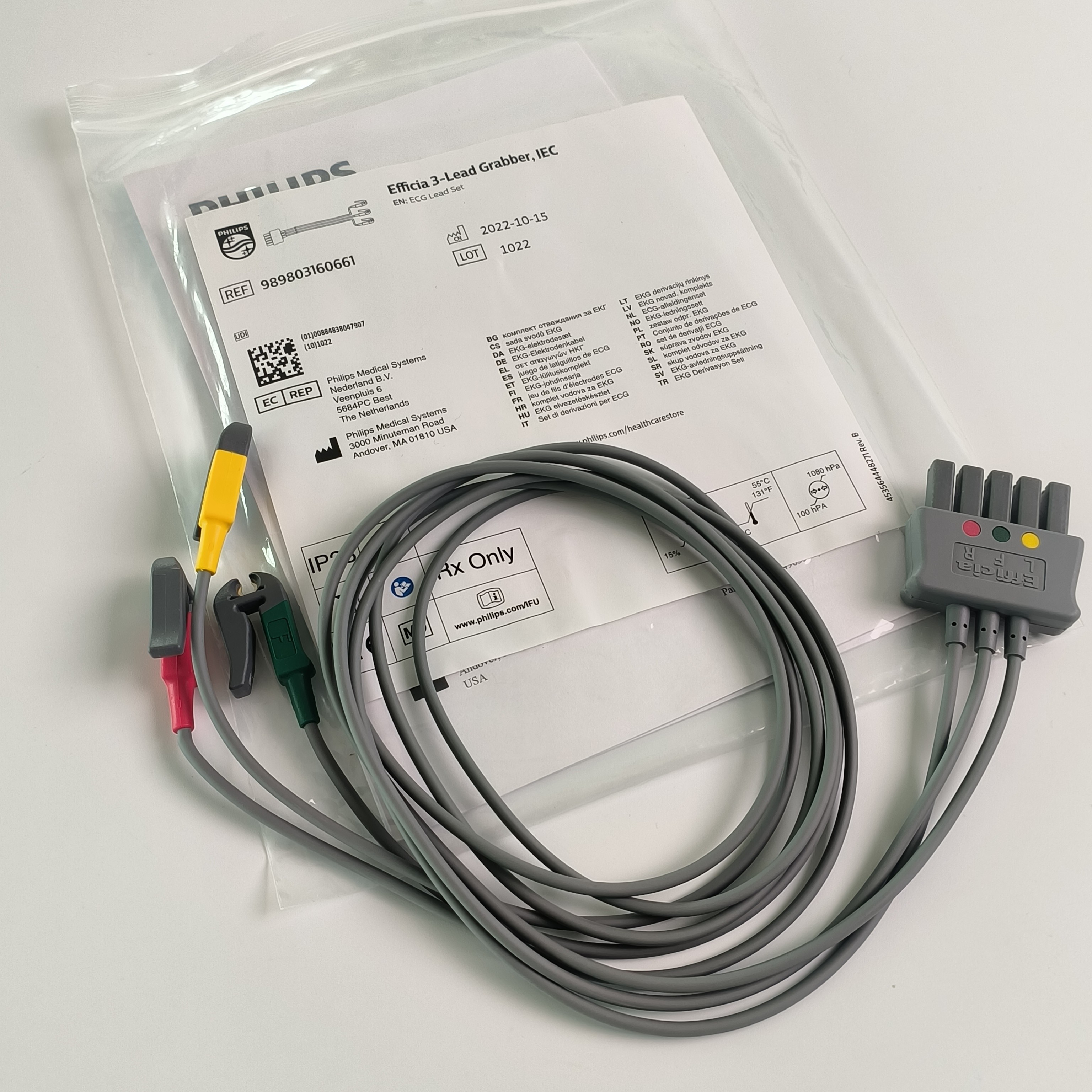 Philip Efficia 3-Lead GRABBER, IEC, Ref: 989803160661