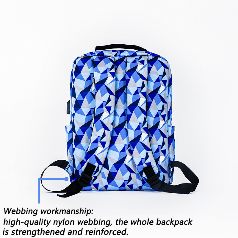 Nylon Ladies Laptop Backpack Set Waterproof 3 Piece School Bag