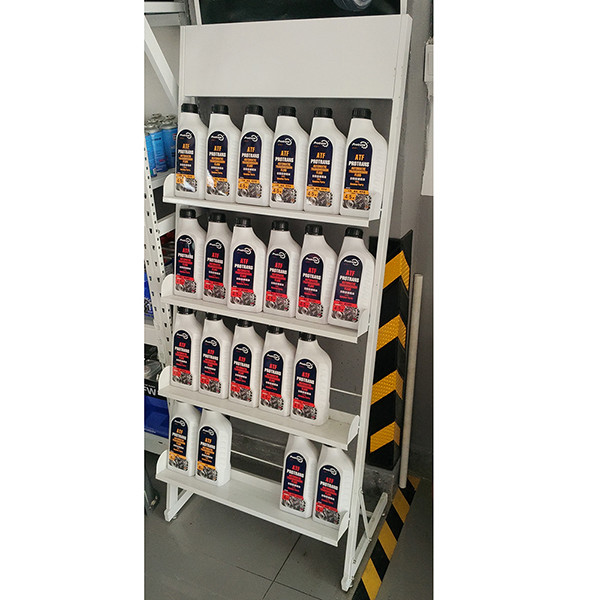 Product display rack White Height 1500mm Depth 300mm Display Shelving For Retail Stores