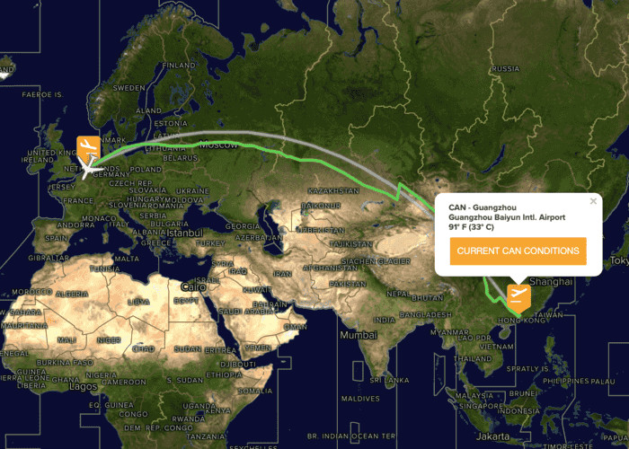 Direct Air Cargo Freight Forwarding Service China To Amsterdam Netherlands