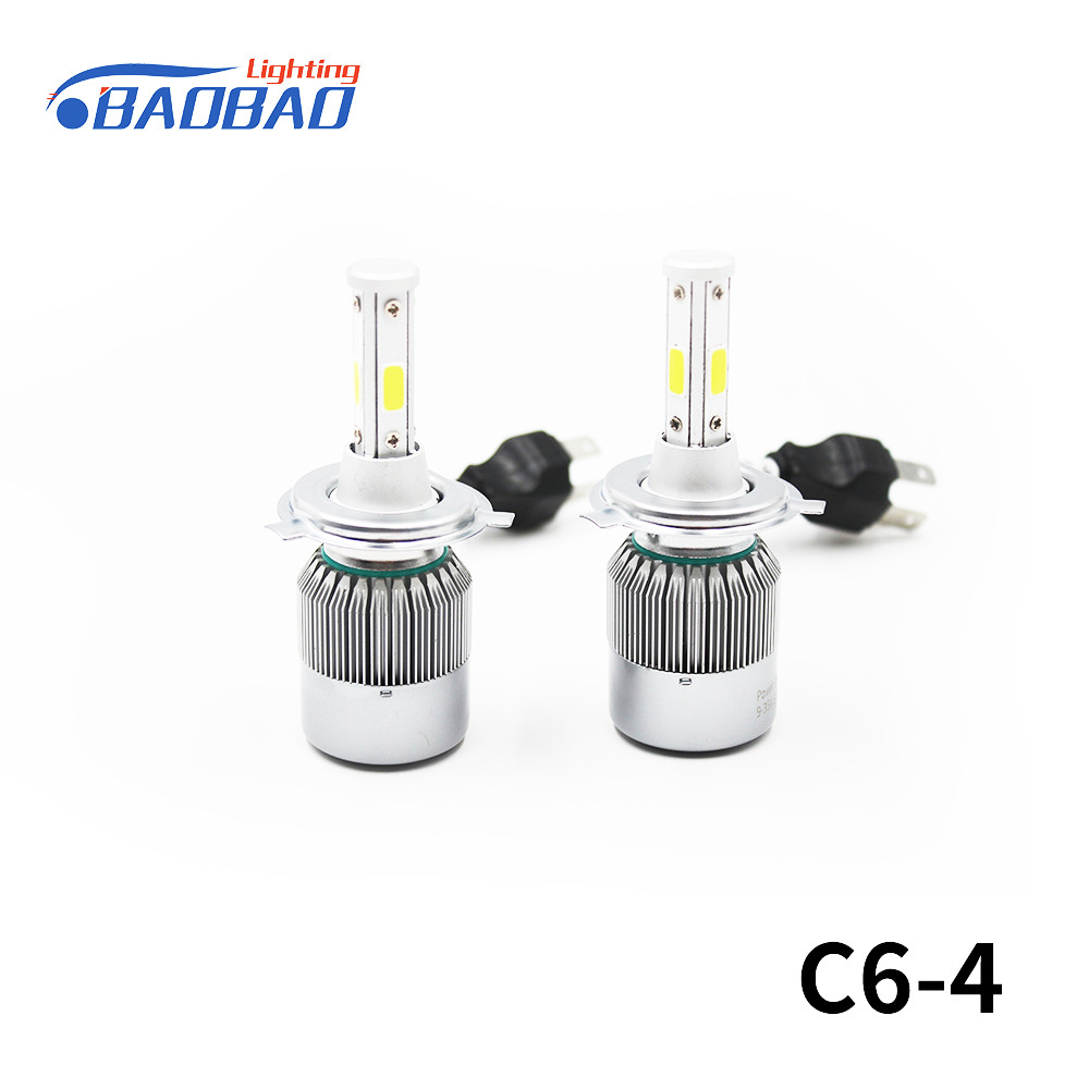 C6 48W 4800Lumen COB Car LED headlight