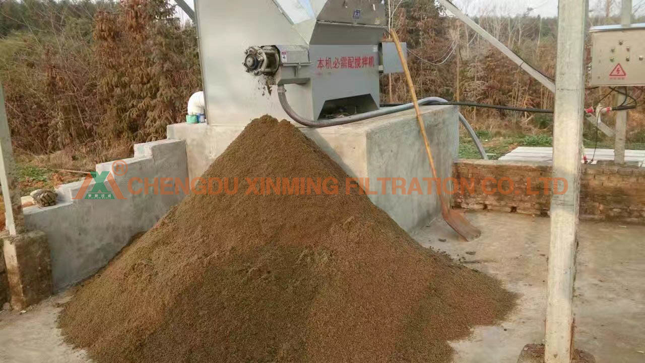 High Efficiency Stainless Steel Filter Press With Oblique Screen Solid - Liquid Separation Dehydrator
