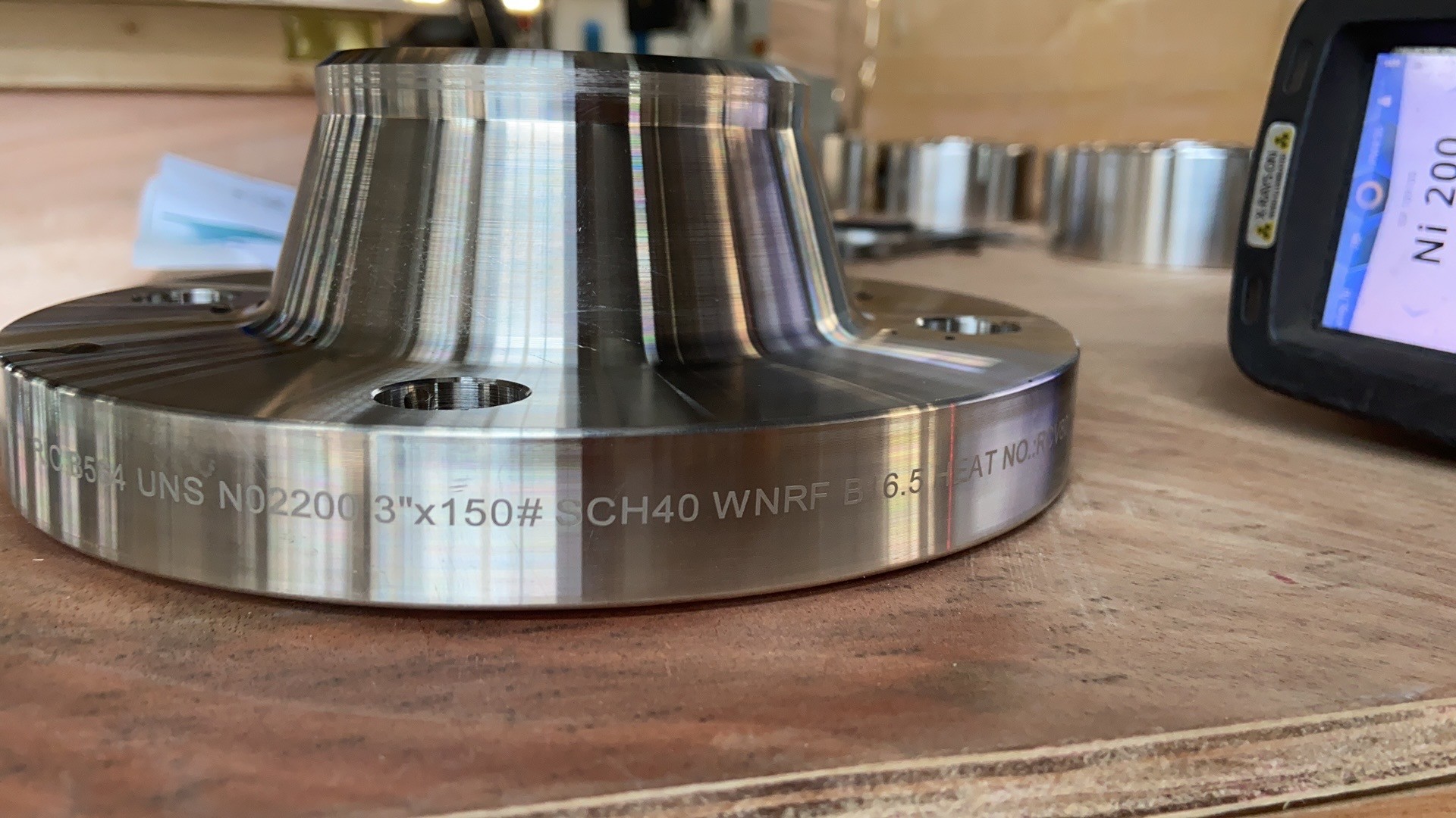NICKEL 200/201 FORGED FLANGE ASTM B564 UNS N02200/N02201 3'' SCH40 ASME B16.5