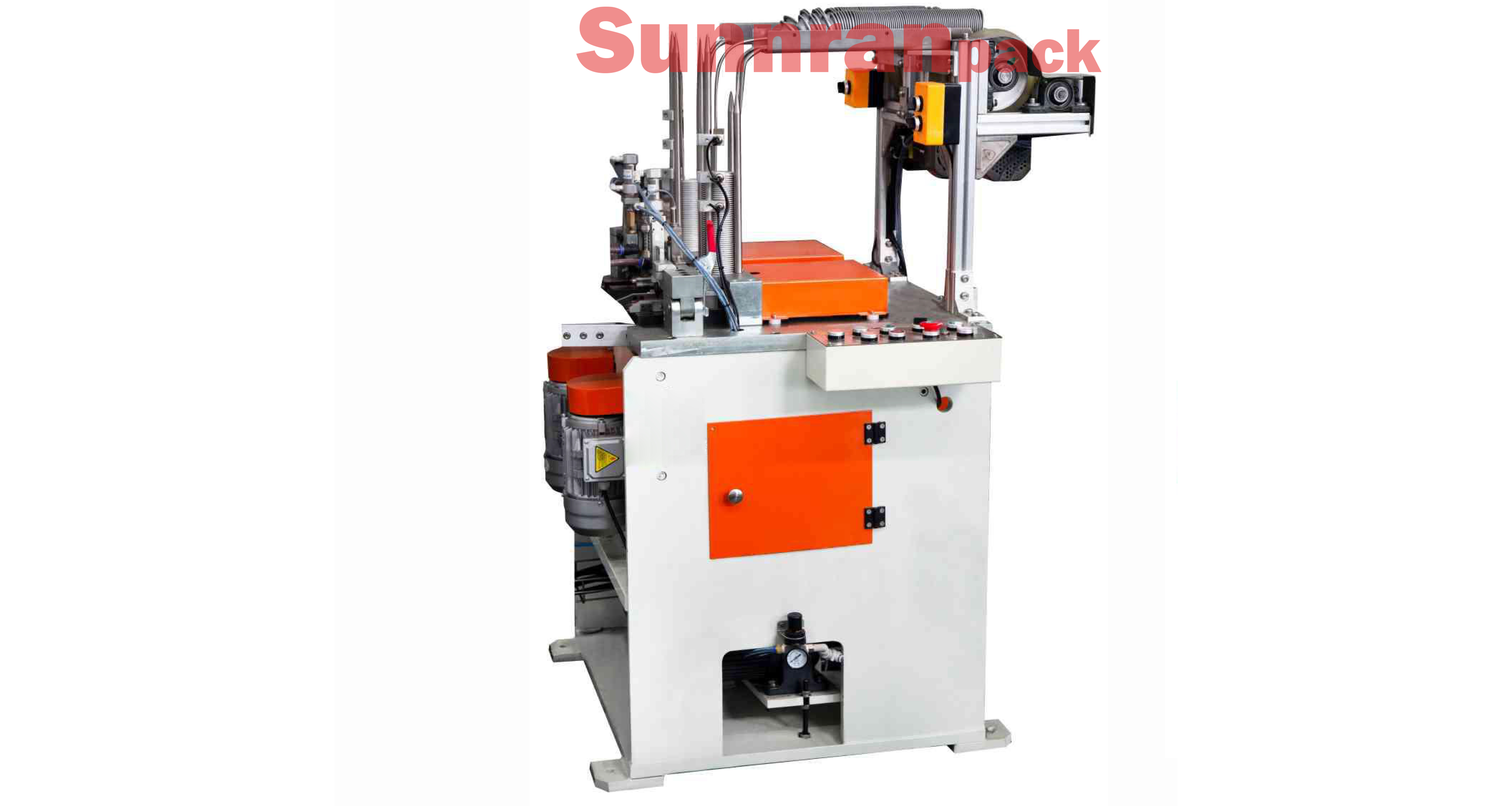 Can body end curling and lining machine for can making