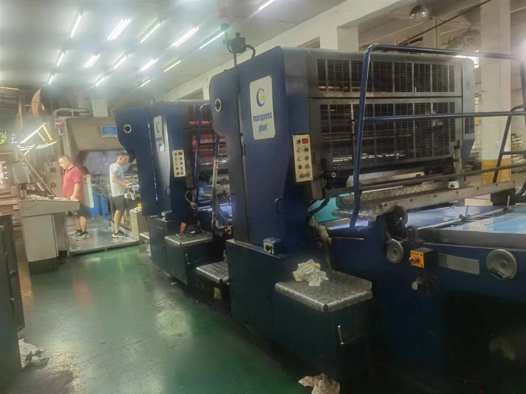 45 Inch 2 Colors Crabtree Printing Machine for Tinplate sheet