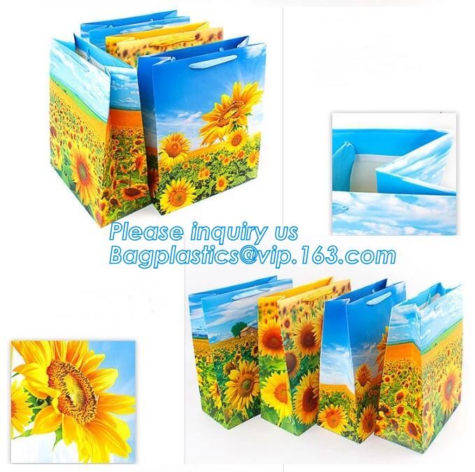 Custom Printed Accept Wholesale Stock White Brown Kraft Paper Shopping Bag With Handle No Minimum, carrier handle bags