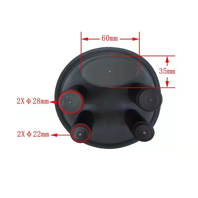 72 Cores Fiber Optic Splice Closure reusable With Waterproof Ring