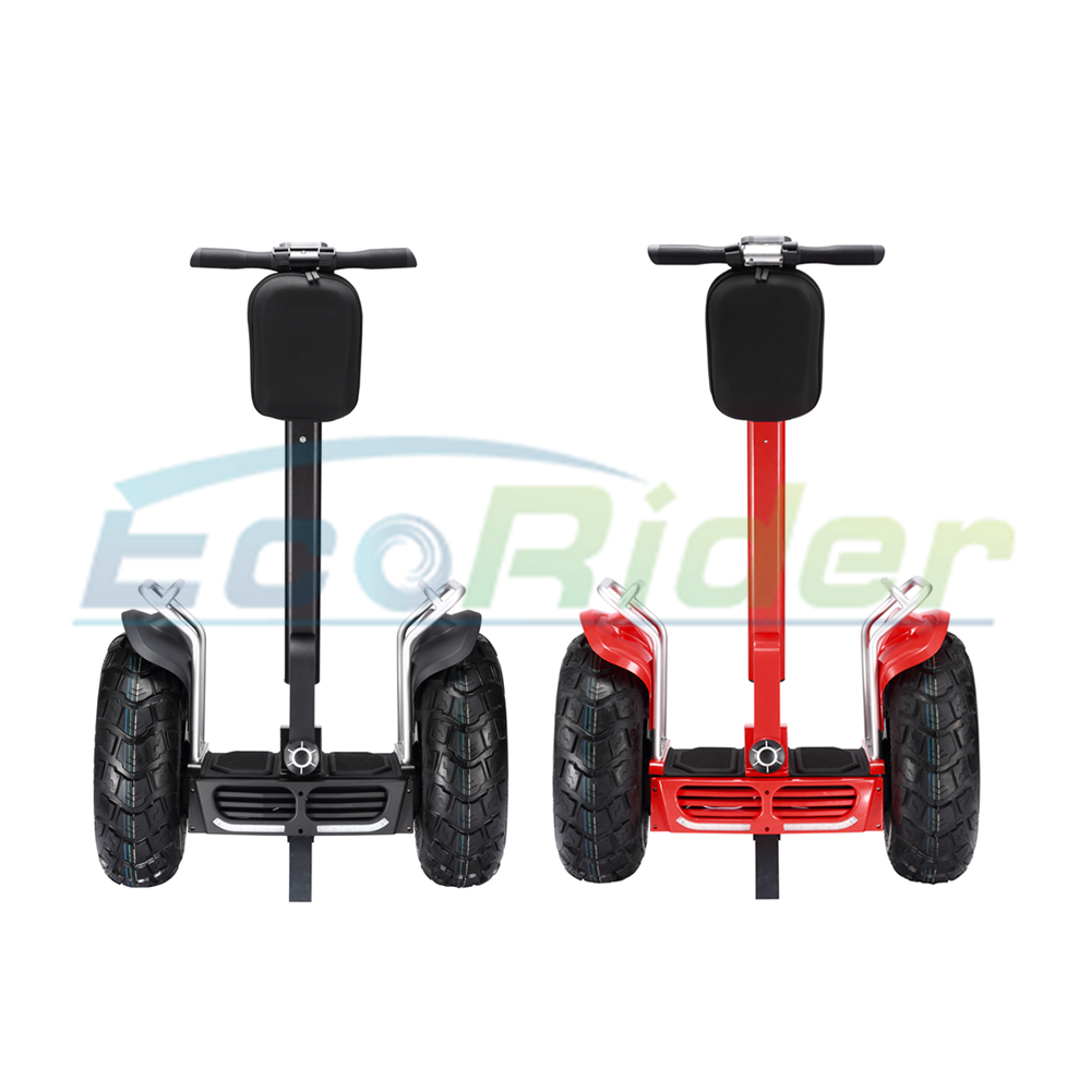 High Speed Segway Electric Scooter EcoRider Patrol Model Double Battery 1266Wh 72V