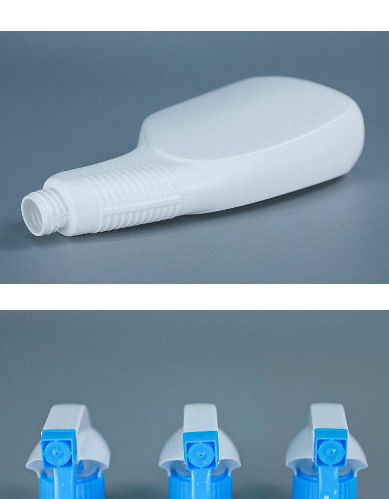 Cleanser Detergent Plastic PE Spray Bottle With Nozzle 950ml 500ml