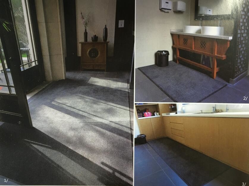 Multi Functional Hotel Entrance Mats Easy Maintain elastic bottom