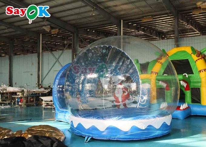 11.5FT Christmas Decoration Inflatable Snow Globe Transparent Bubble Tent