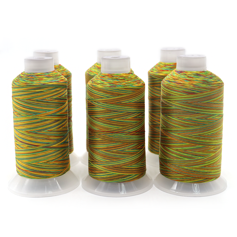High Tenacity 250g Polyester Bonded Thread 150D/3 Tex45 in Multicolor for Customized