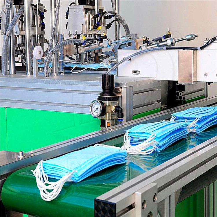 180pcs Plane Mask Making Machine 50HZ Earloop Face Mask Welding Machine