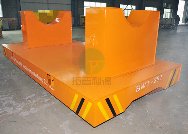 Heavy Duty Factory Material Handling Towed Coil Transfer Cart On Railway Or Steerable