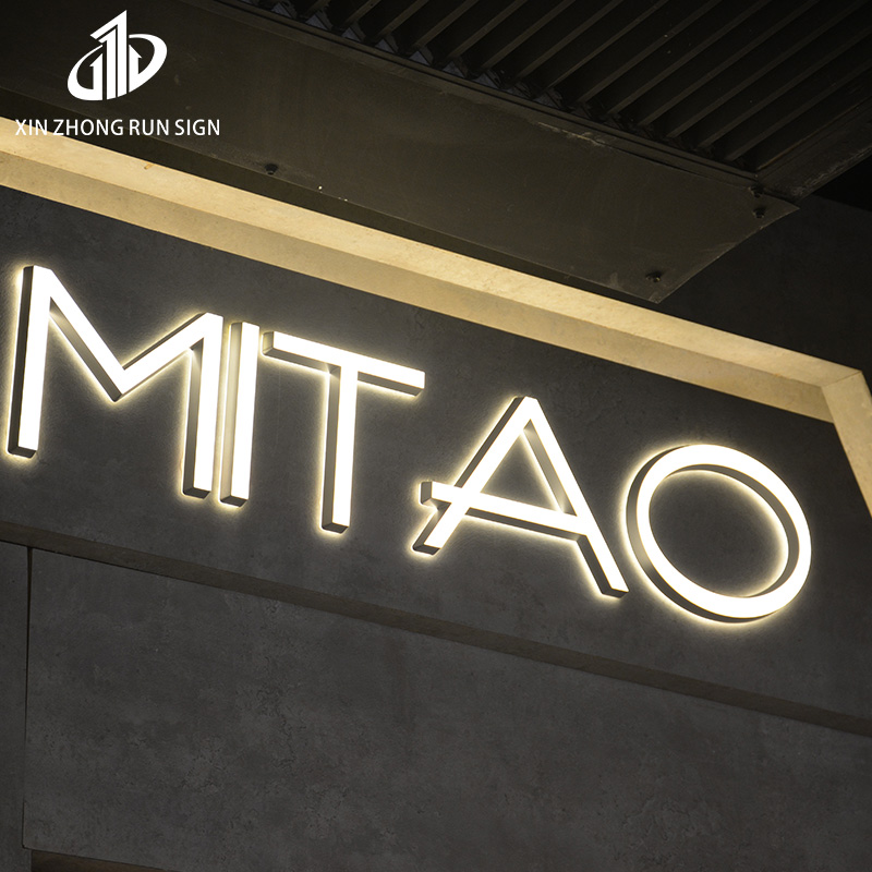 Led back light fillable letters acrylic letter beads
