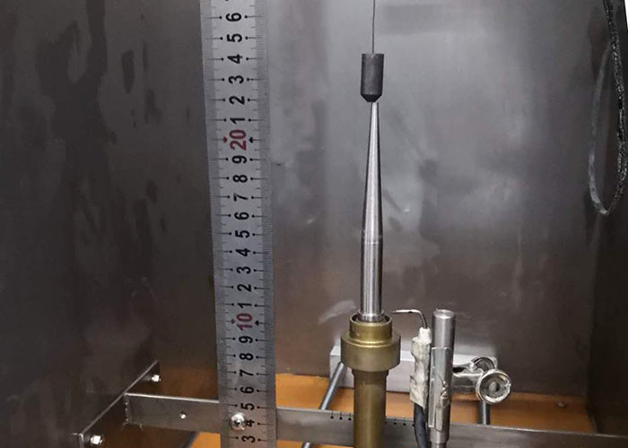 IEC60332-1-2 Stainless Steel Test Chamber For Vertical Burning Of Single Insulated Wires Or Cables