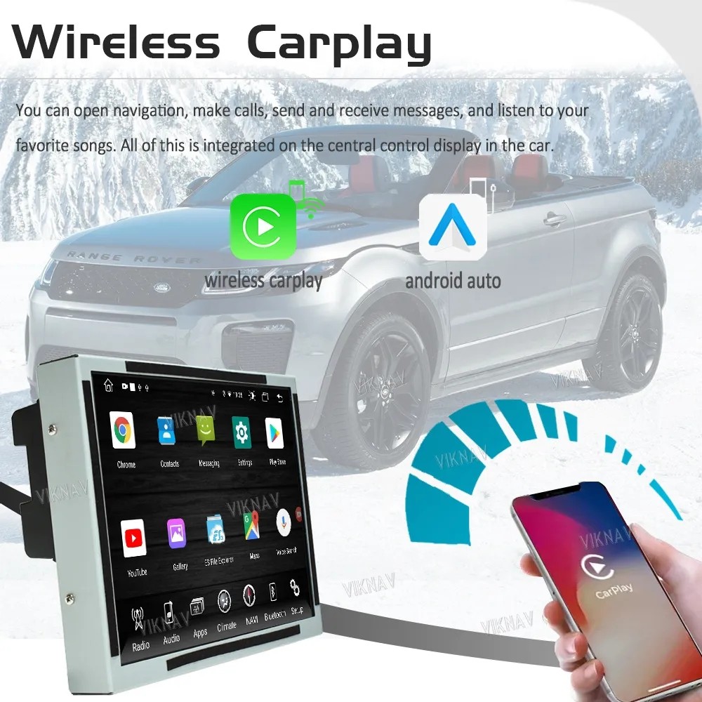 For 2015-2019 Dodge Charger Challenger 8.4 Inch Car radio 128G Navigation GPS Multimedia Player Wireless Carplay 4G