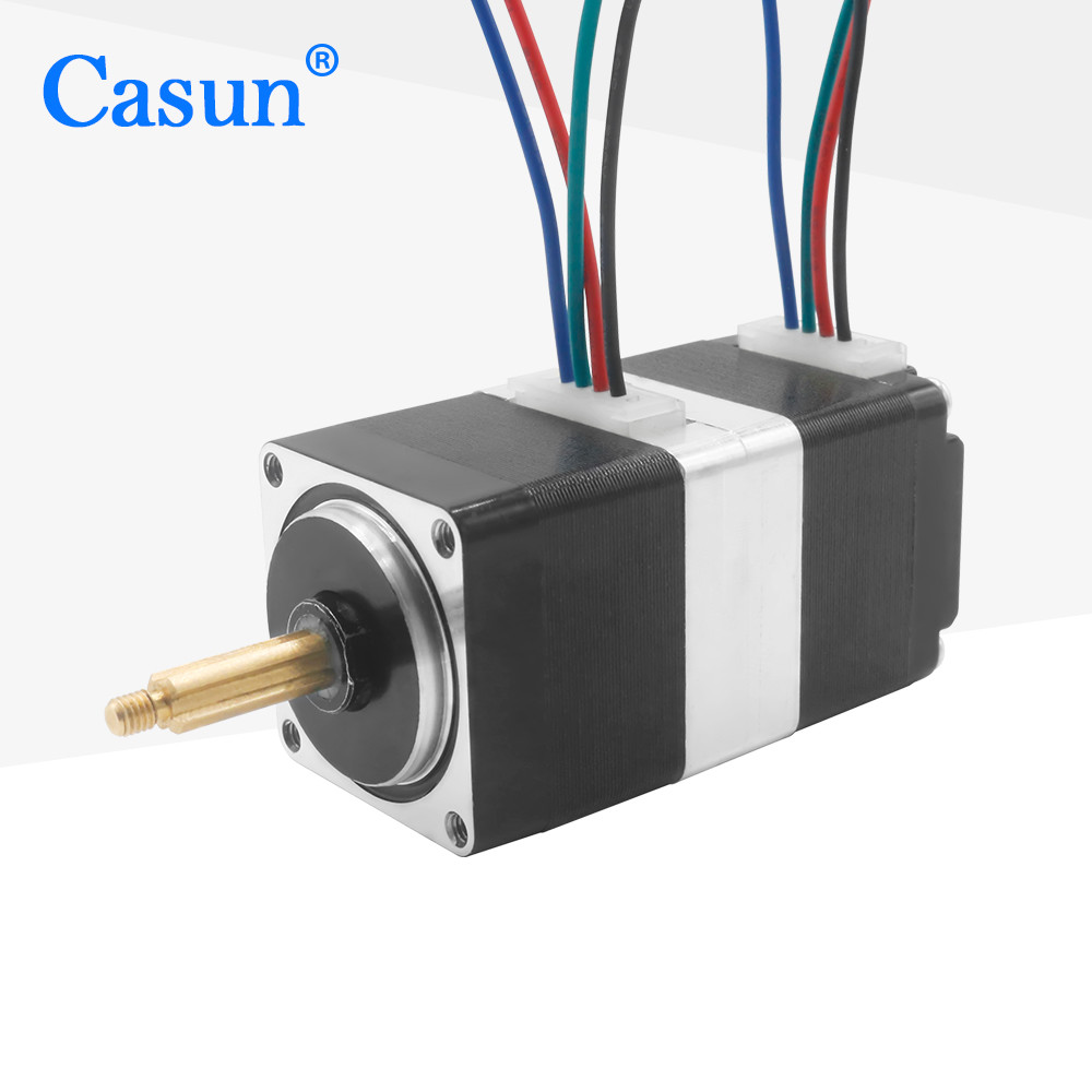 28mm Hybrid Non Captive Stepper Motor NEMA 11 Multi Motion 6.16V 55mN.M