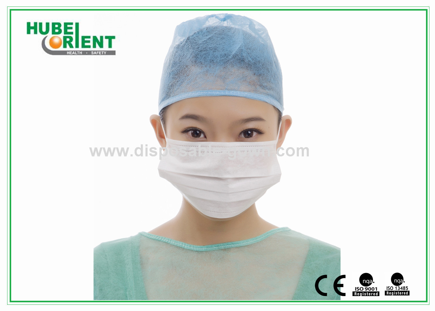 FDA Spatter Prevention Disposable Medical Face Mask With Earloop