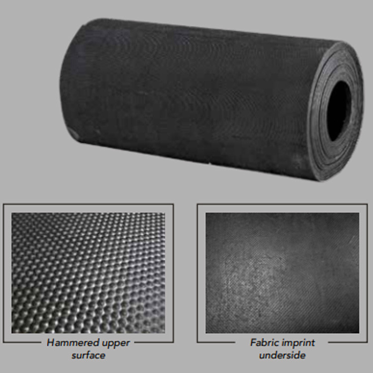 Thickness 10mm Horse Trailer Mats 100% Natural Rubber Black