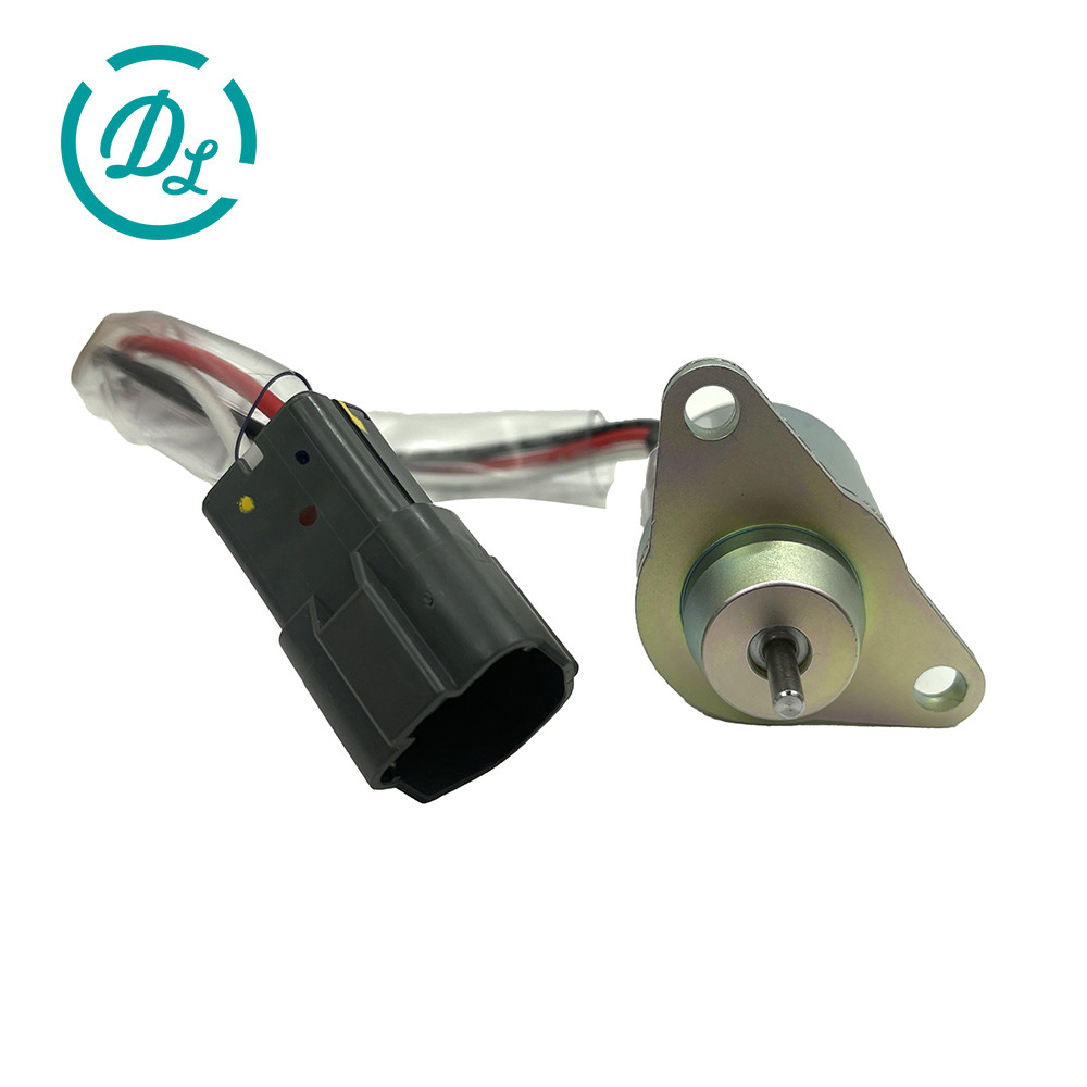 12 VDC Fuel Shut Off Solenoid 119233-77932 Excavator Spare Parts 4TNV88