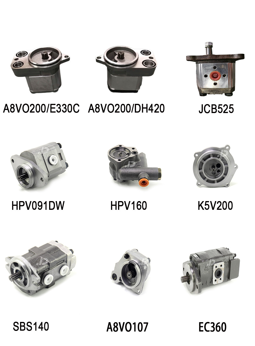 200-3406 SBS140 E322C E325C Excavator Pilot Pump