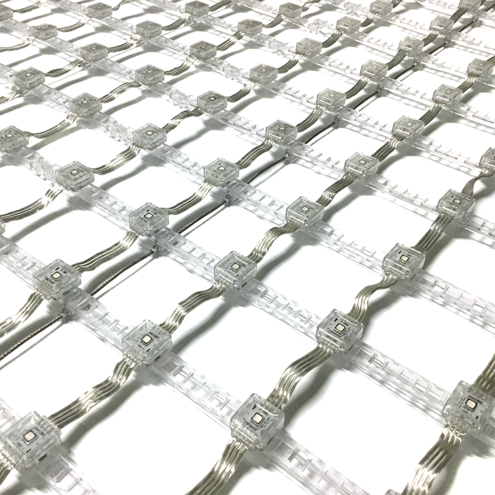 Soft LED Grid Screen 10mm Pixel Pitch for Shopping Mall Advertising