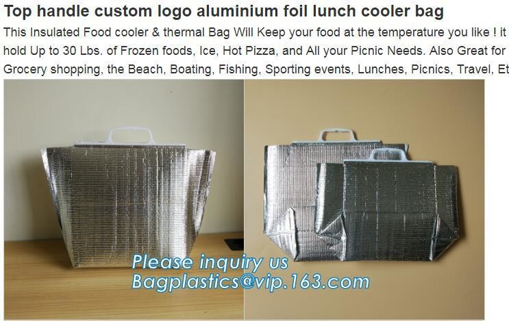 cooler bag waterproof oxford shoulder bag ice pack thermal picnic lunch box vehicle insulation bag for meal drinks pack