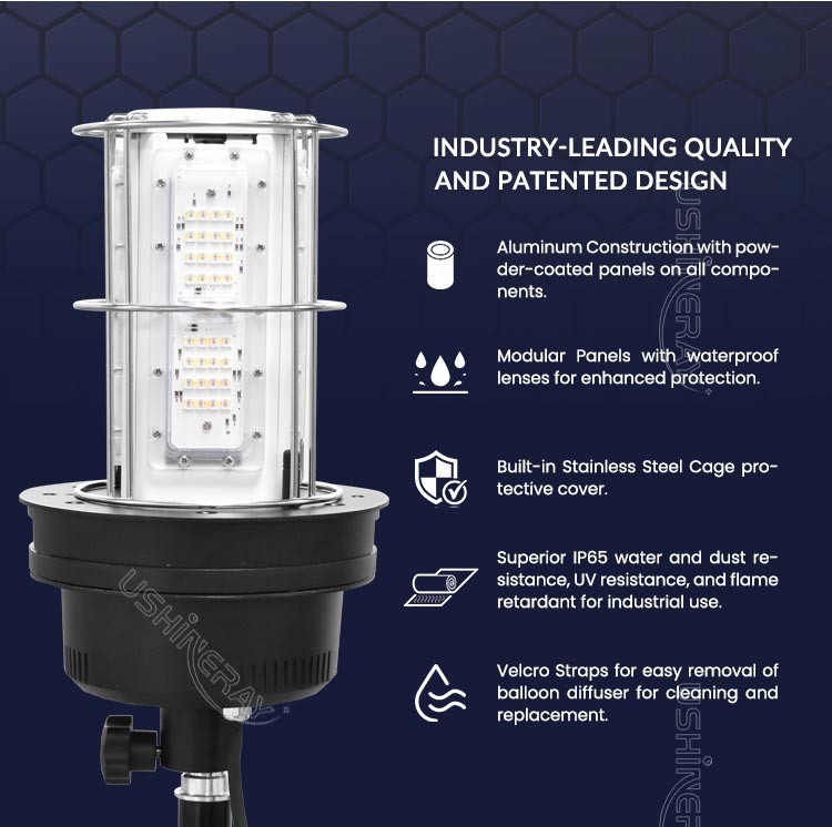 11250lm Balloon Light Tower 150Watt Portable Work Light For Events