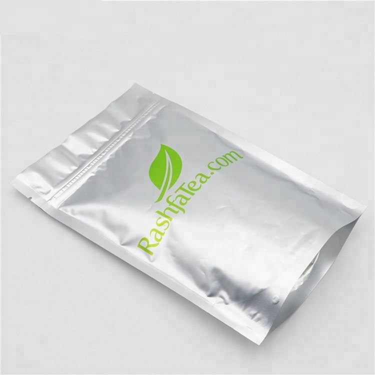 Food Grade Customized Stand Up Zipper Pouch Tea Plastic Packaging Bag