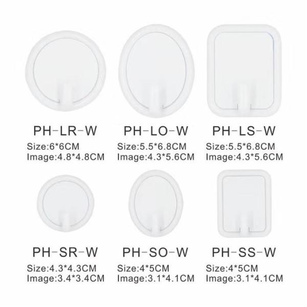 Plastic Sublimation Wall Mounted Hook Diy Custom Wall Hooks For Hanging