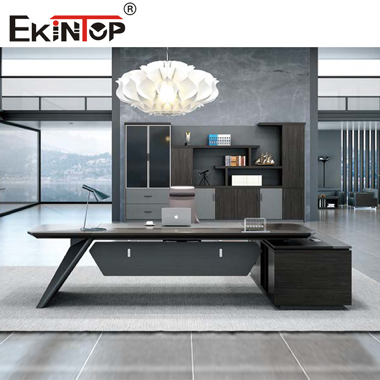 wooden computer table