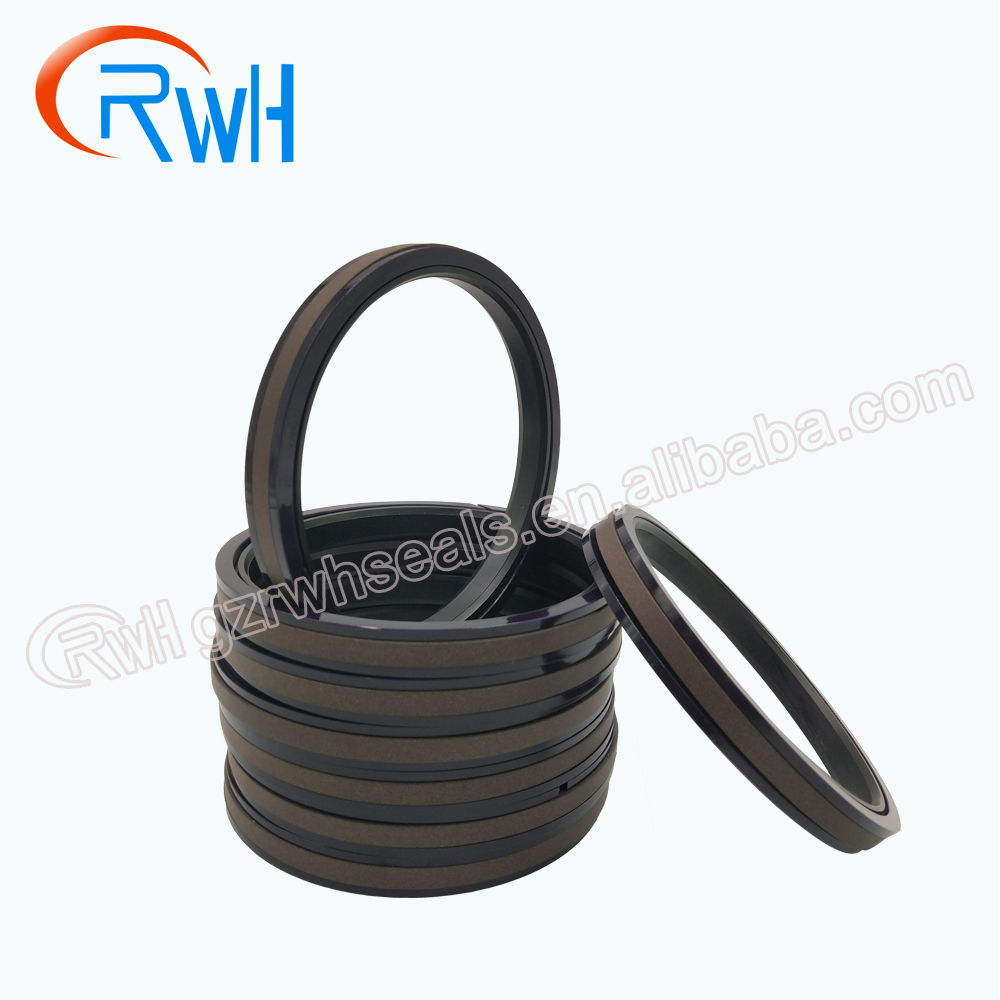PTFE NBR Hydraulic Piston Seal SPGW Brown Color 3 Months Warranty