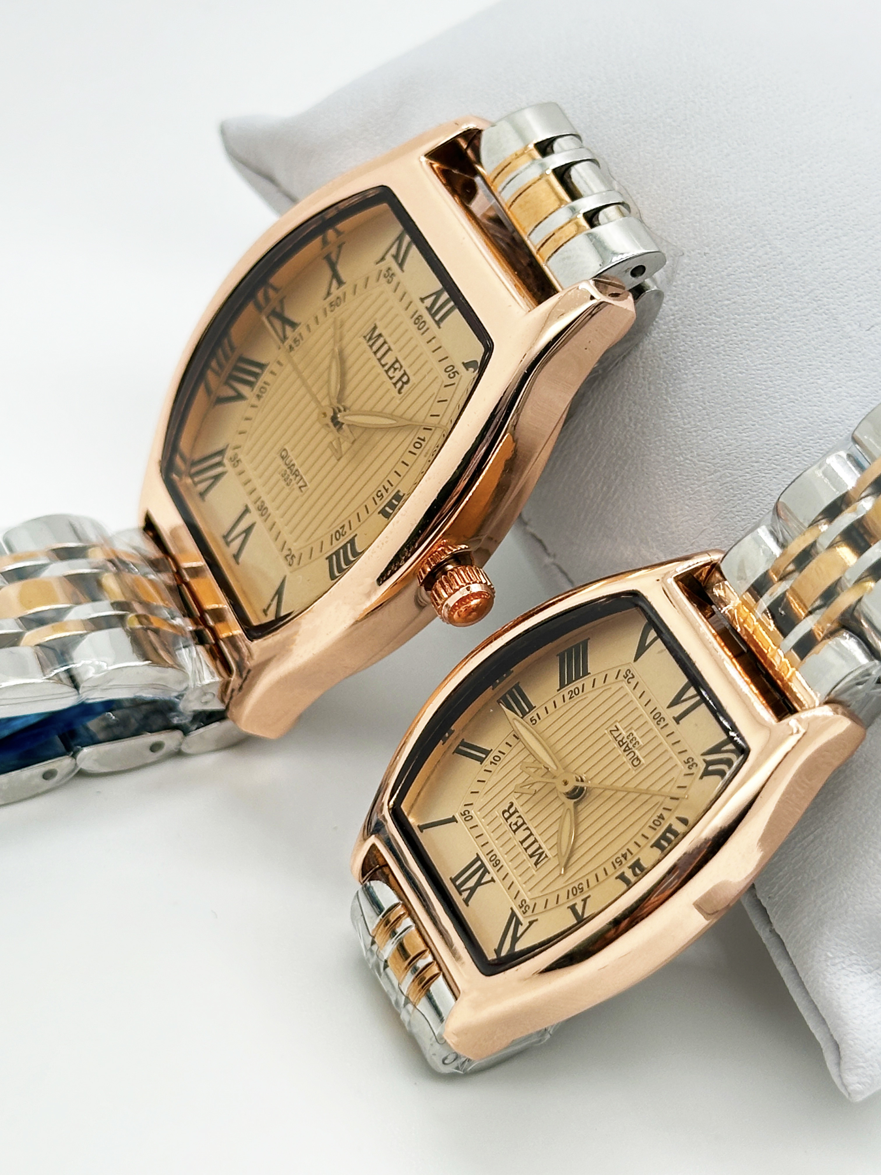 Waterproof Luxury Couple Watch Luminous Stainless Steel Quartz Watch