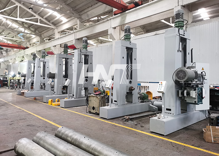 Single Reel Column Type Cable Take - Up Machines With PLC Control