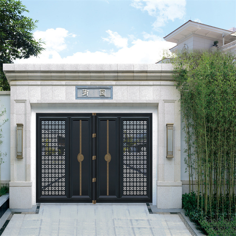Custom Q215 Steel Wrought Iron Aluminium Fence Gate Automatic Opening