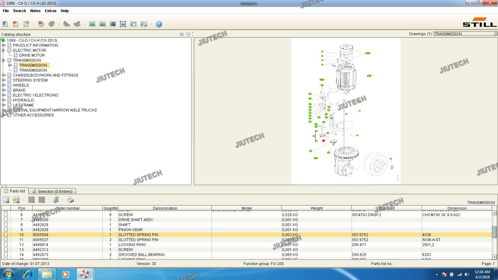 Original for Still Forklift Diagnose Tool Canbox with 8.21 Navigator Software for STILL Forklift Scanner Tools and F110