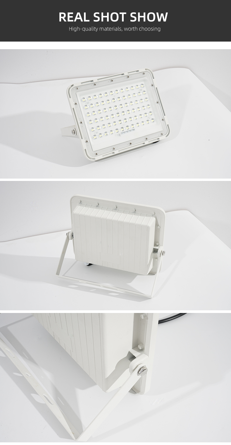 Outdoor solar flood light