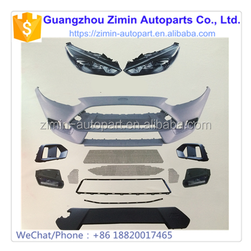 Ford Focus RS 2015 Front and Rear Bumpers ABS Plastic Body Kit