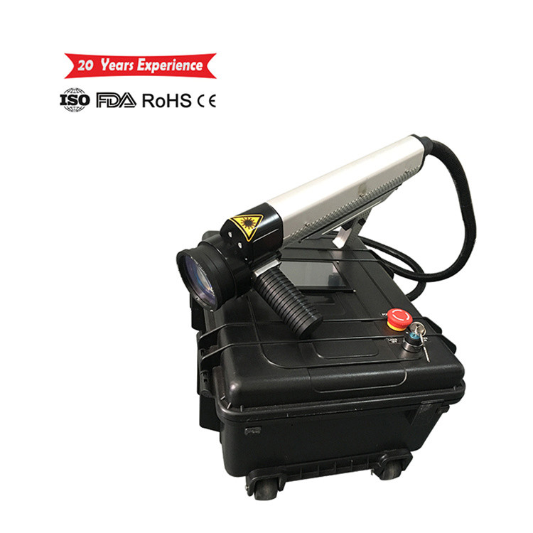 CE Passed Mini Laser Rust Removal Cleaning To Remove Welding Flow Mark