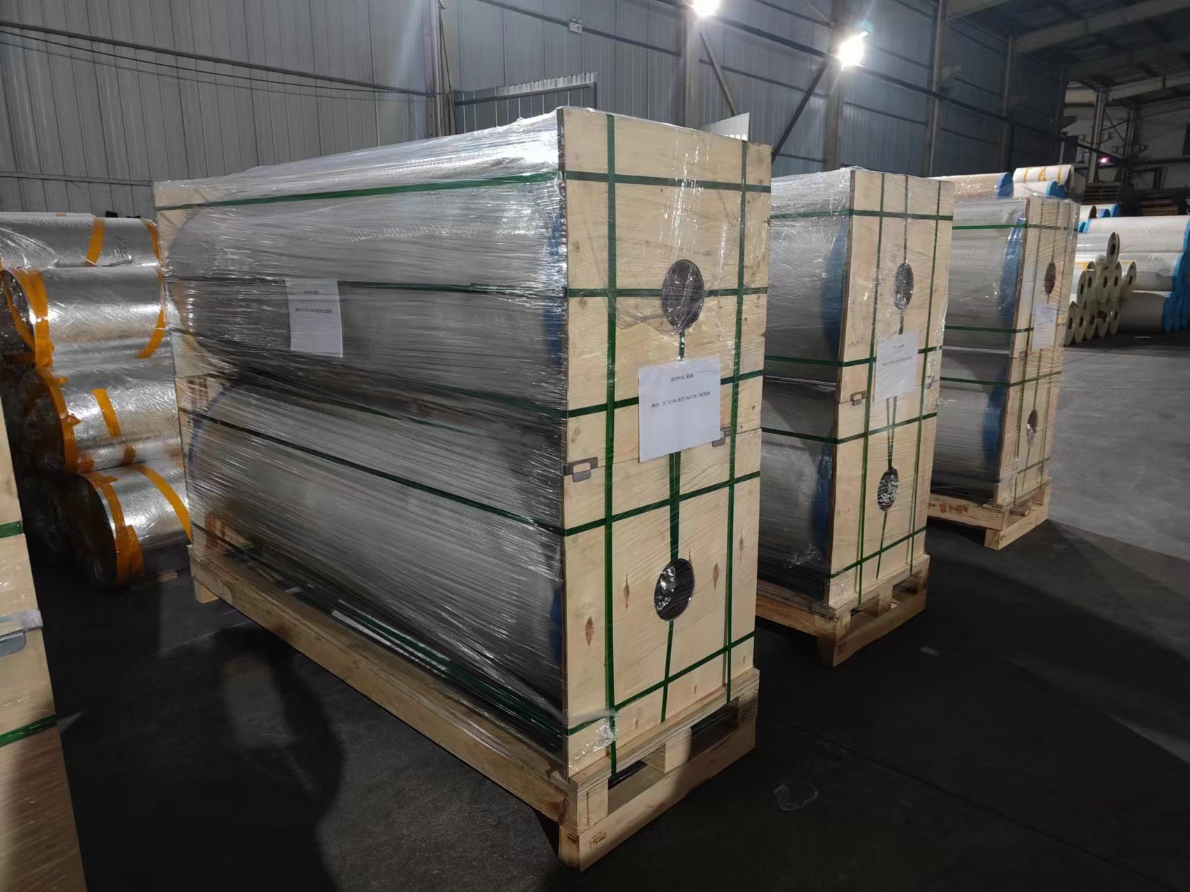15000 KG Rounded Shape Vacuum Coating Machine with Aluminum Zinc Advanced Technology