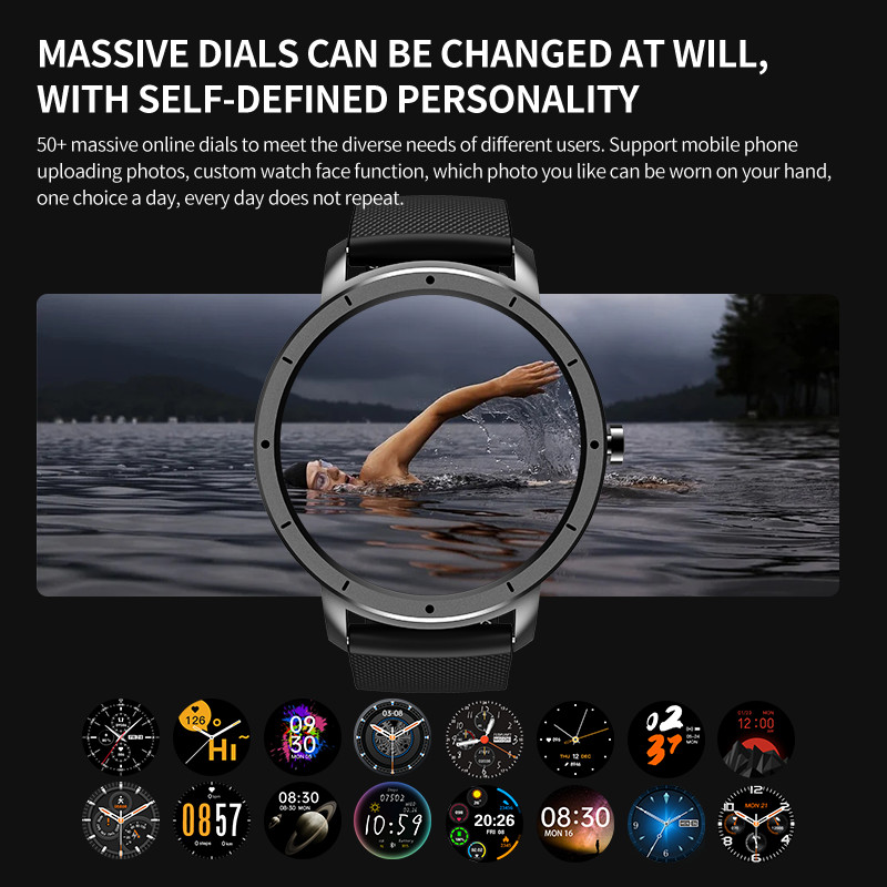 40 Grams 200mAH Android 5.0 IP68 Waterproof Smart Watch For Phone