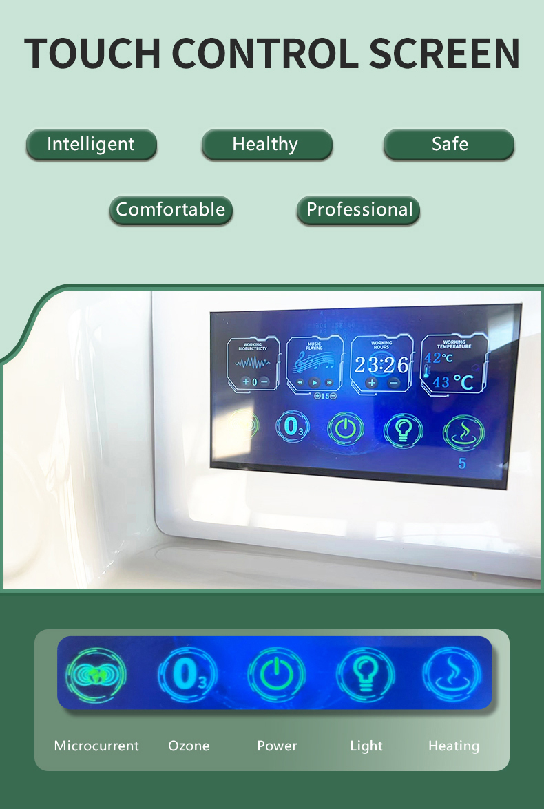 Waterproof Ozone Therapy Capsule Herbal Steam Bath Spa Treatment