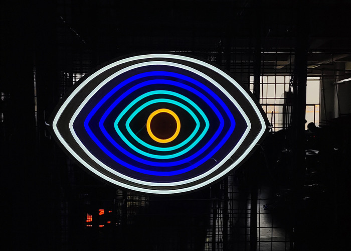 Eye of god Excellent Custom Neon Signs High Visibility Easy Install