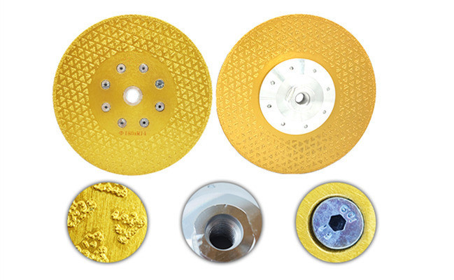 180mm Vacuum Brazed Porcelain Tile Grinding Cutting Disc CE